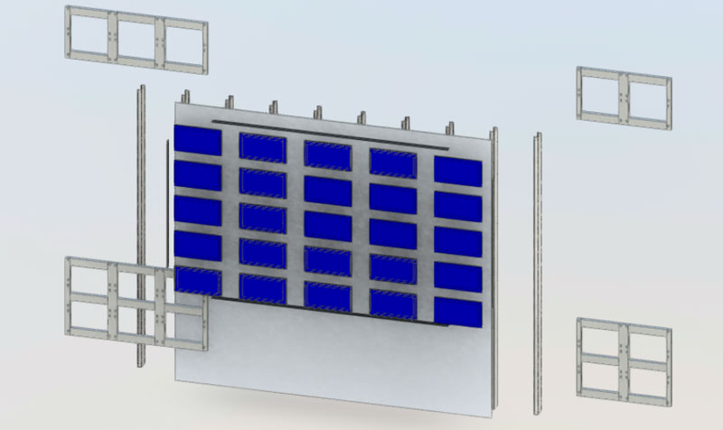 led modules rendering