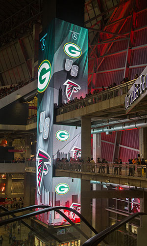Atlanta Falcons' Mercedes-Benz Stadium Nears Opening With Halo Display,  Video Workflow Ready To Go