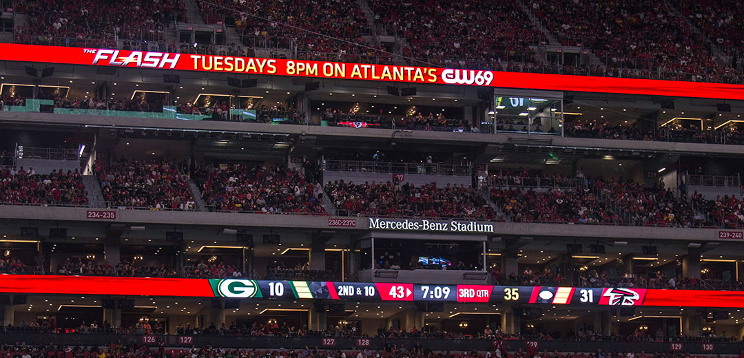 Halo Board Video Testing, Testing out the halo board in Mercedes-Benz  Stadium. This place is going to be special.