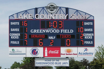 High School Soccer Score Board – Outdoor Business Signs, LED Signs – Signs  by Crannie