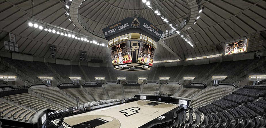 Purdue Boilermakers Men's Basketball Location