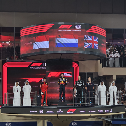 Yas Marina F1 Platform Display